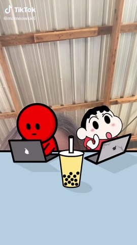 Animated Characters Discover Bubble Tea Together