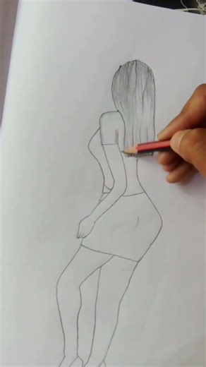 dra a beautiful sketch #trendingshorts #drawing #art