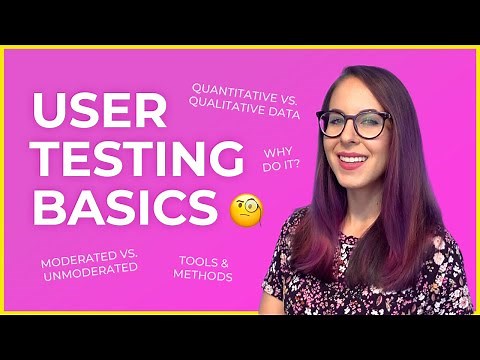 User Testing 101! Basics you need to know