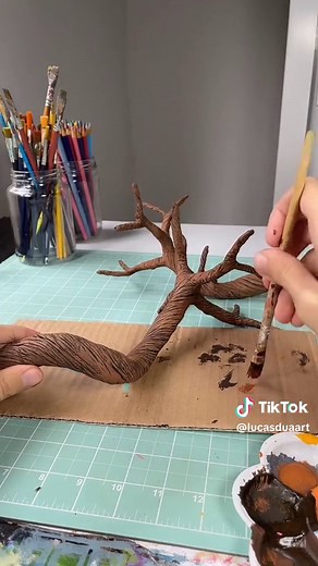 Tutorial de árvore para maquete
