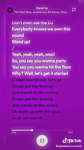 Stand Up Full Song Lyrics | The Next Step