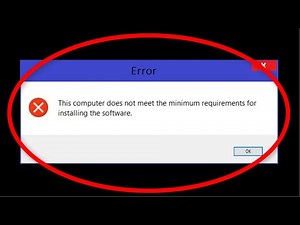 Fix This Computer Does Not Meet The Minimum Requirements For Installing The Software Windows 10/8/7