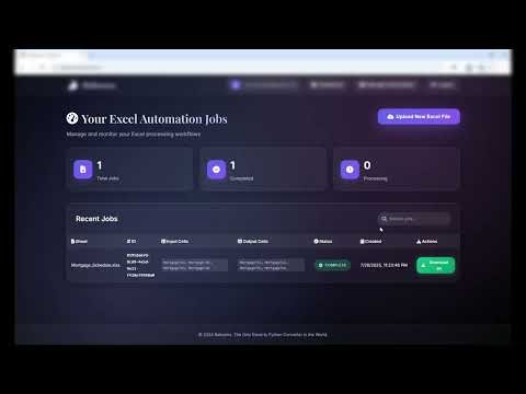 The First Excel to Python Converter
