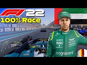 F1 22 - 100% Race Abu Dhabi in Vettel's Aston Martin | #DankeSeb