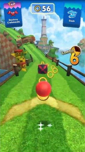 Day 26 Sonic Dash Super Fast Gameplay #shorts #gaming #sonic #games #shortsfeed