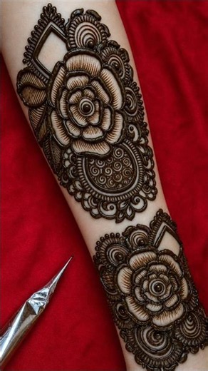 Dubai Style Easy Pattern Mehndi Design #shortvideo #shortsyoutube #shorts #short