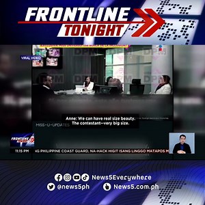 1M views · 10K reactions | #FrontlineTonight | Nabunyag na "saling ketket" lang pala o hindi pwedeng manalo ang mga trans, nanay, plus-size, at divorced women sa #MissUniverse. Narinig 'yan mismo mula sa owner nitong si #AnneJakrajutatip base sa viral video. #News5 For more latest stories, visit us at www.news5.com.ph | News5 | Facebook