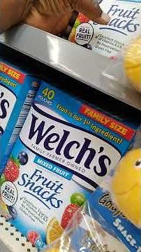 Welch's mixed fruit fruit snacks