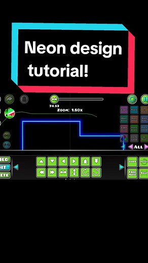 How to Create Neon Block Designs in Geometry Dash