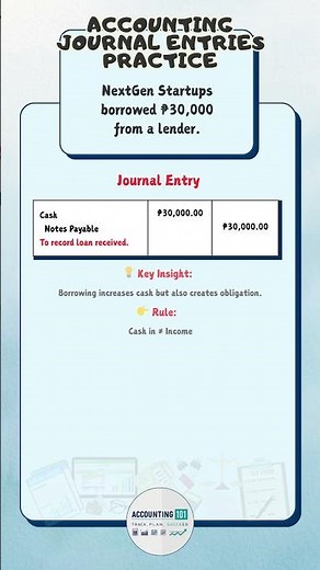 Borrowed Additional Funds Journal Entry (Easy Examples)