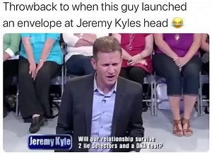 Envelope Collector on The Jeremy Kyle Show