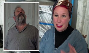 Escape to the Chateau: Angel shows Dick redecorated ceiling