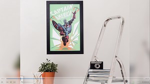 Watch Licensed David Bowie Concert Poster Framed Wall Art on Amazon Live