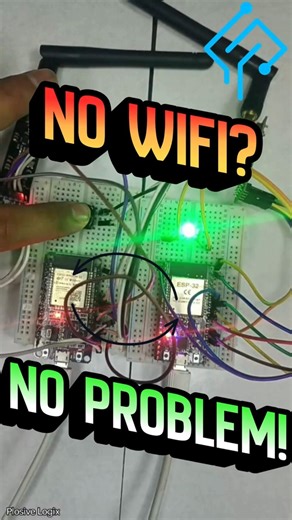 CONTROL AN LED WIRELESSLY USING ESP32 & nRF24L01(No WiFi!) | #esp32 #arduino #plosive #trending