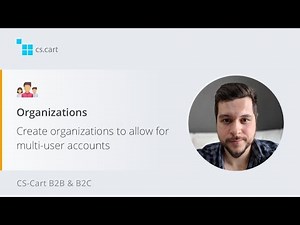 CS-Cart B2B eCommerce Website | Organizations and representatives