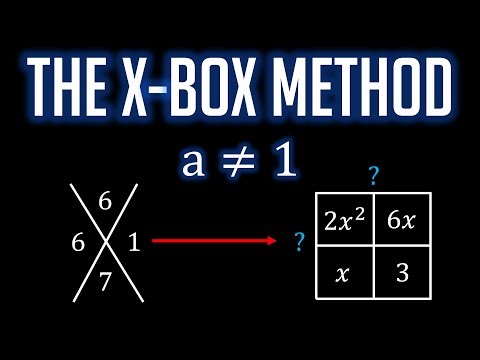 Factoring Quadratics: The X-Box Method
