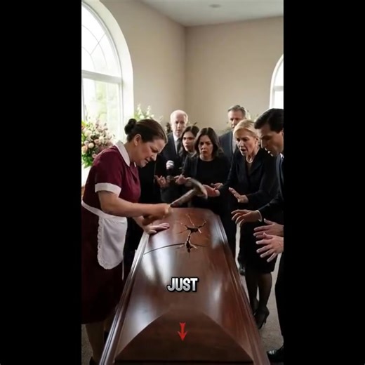 Stop the Burial—She’s Not Dead!” The Cleaner’s Scream Froze the Entire Cemetery The funeral was quiet. Predictable. Black umbrellas. Soft sobs. The slow rhythm of goodbye. Until everything shattered. A young woman came running down the gravel path—uniform soaked, hair a mess, terror in her eyes. “Stop this!” she screamed. “You can’t bury her!” Murmurs spread through the crowd. Then gasps. Charlotte Brooks, who had served Eleanor Price for over twenty years, felt her heart stop. She recognized th