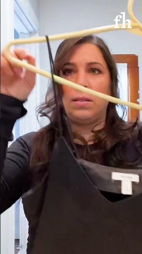 Clever Hack to Stop Clothes From Sliding off Hanger