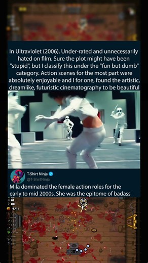 In Ultraviolet (2006), Under-rated and unnecessarily hated on film. Sure the plot might have been