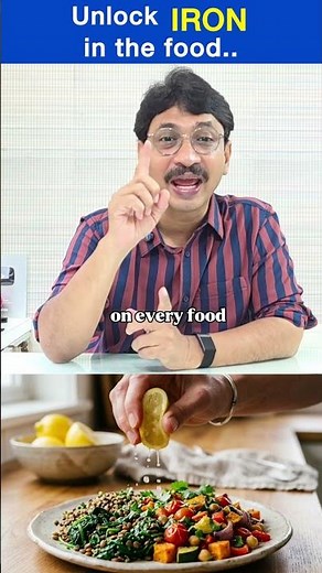 Vegetarians are missing this iron hack #doctorexplains #nutrition #healthtips