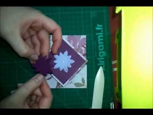 tuto carte pliage diamant (how to make a diamond fold card)