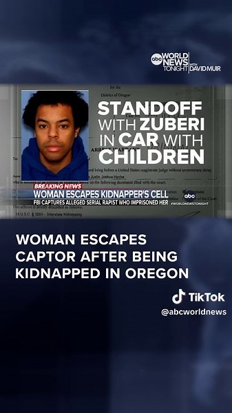 The #FBI captured an alleged serial rapist who police say posed as an undercover officer, kidnapped a woman and held her in a cinder block cell—her escape leading to his arrest. #MattGutman reports as a #Nationwide search is launched for other victims. #WorldNewsTonight #WNT #DavidMuir #News #ABCNEWS #National #Investigation