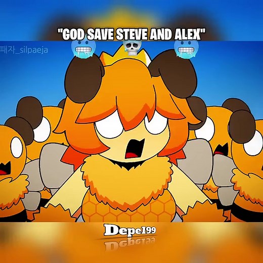 God Save Steve and Alex in Minecraft Animation