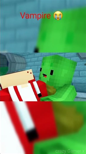 How to survive as a vampire in Minecraft easily 😱😭#minecraft#shorts