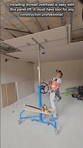​Effortless Drywall Installation: Ceiling Panel Lift Speeds Up Work.