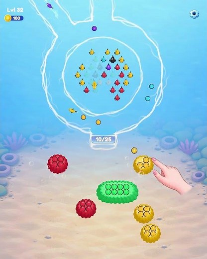 Aqua Loop: Feed the Fish! V2 #gameplay #fishing #fishes #aqualoop #aquarium