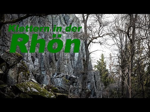 Steinwand - Klettern in der Rhön