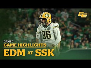 Game Highlights: Week 8 | Edmonton Elks vs Saskatchewan Roughriders | 07.23.26
