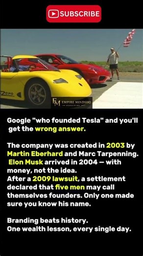 Elon Musk Did NOT Found Tesla ⚡