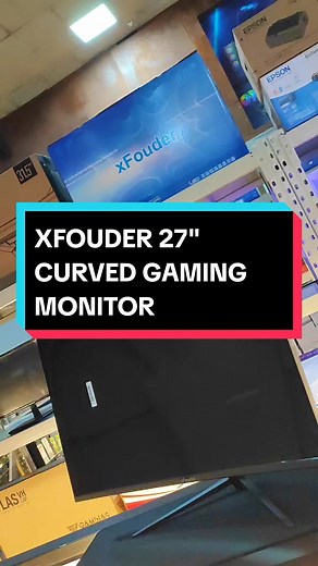 Elevate your workspace without breaking the bank! Discover the immersive experience of our affordable 27-inch curved computer monitor. See your content come to life in stunning detail and enjoy the perfect blend of style and functionality. 𝐗𝐅𝐎𝐔𝐃𝐄𝐑 𝟐𝟕-𝐈𝐧𝐜𝐡 𝐂𝐮𝐫𝐯𝐞𝐝 𝘊𝘰𝘮𝘱𝘶𝘵𝘦𝘳 𝘔𝘰𝘯𝘪𝘵𝘰𝘳 🏷 𝗣𝗛𝗣𝟰,𝟵𝟵𝟱 — 📌 For more inquiries, request for quotations or to make an order, you may reach us via FB/VB chat or call us at (02) 8721-3496 #PCGILMORE #CapCut #pcsetup #pcgaming