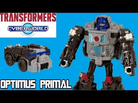 Cyber Changers Optimus Primal Review - Transformers Cyberworld