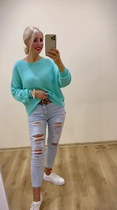 6.6K views · 145 reactions | Itališki Ploni Megztukai su Mochera ir Lanos Vilna曆 Ilgis 57cm Krutine 100cm M. Sara Džinsiukai: XS, S, M, L, XL曆 Išmatavimai Komentaruose #ingosstilius #moteriskidrabuziai #dzinsai #naujiena | Ingos Stilius | Facebook