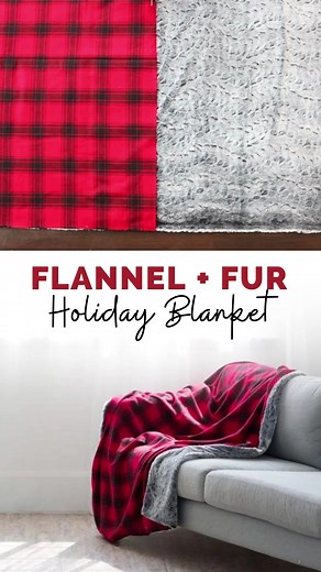 This beginner-friendly flannel and faux fur blanket is a perfect holiday craft! Anyone would be overjoyed to receive his as a gift. You can find my free tutorial and YouTube video on how to make it here: Flannel Fur Holiday Blanket | JOANN | Sweet Red Poppy