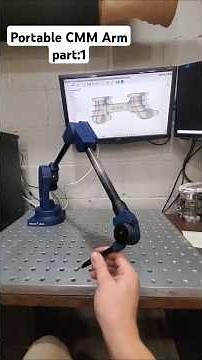 Portable CMM Arm part 1 #reverseengineering #fusion360 #cad #design #solidworks #cnc #garageshop