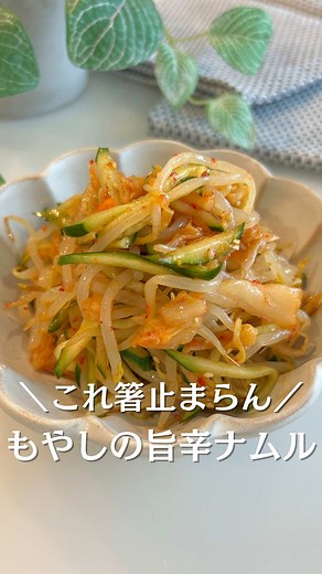 旨辛もやしのナムルレシピ