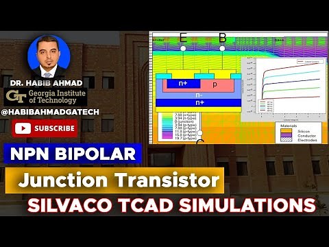 NPN Bipolar Junction Transistor Silvaco TCAD Simulation: Step-by-Step Guide 🔧📊🎓 🖥️🔍