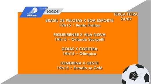 Veja os jogos da Série B do Campeonato Brasileiro