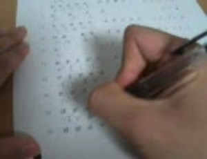 ちょっと手書きフォント作ってみた