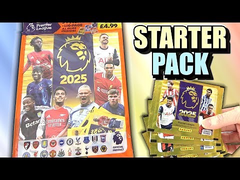 *NEW* PANINI PREMIER LEAGUE 2025 STARTER PACK OPENING | New Sticker Collection | Album Tour