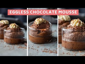 This Eggless Chocolate Mousse just takes 15 minutes!