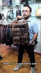 Built to Endure. Styled to Move. Our Tough Rigid Backpack is made from real leather, combining rugged durability with timeless design. Whether for travel, work, or everyday hustle — it's factory-fresh, originally made to carry it all with confidence. Available online & in stores: Multan, Lahore. #MenderLeather #ToughBackpack #FactoryFresh #OriginallyMade #RealLeather | Mender Leather Factory | Facebook