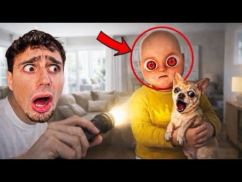 THIS EVIL BABY TOOK OUR DOG 😨