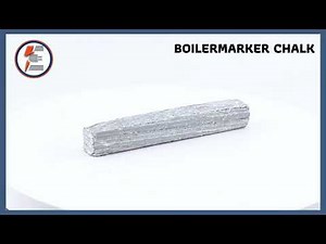 White Boilermaker Chalk 10x10x75 | Pipe Marker | Durable Marking