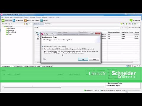 Basic APC Device Mass Configuration in StruxureWare Data Center Expert | Schneider Electric Support