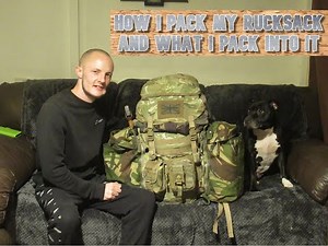 How I pack my rucksack and what I pack into it