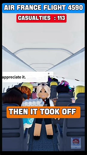 Air France Flight 4590😰#roblox​ #aviation​ #ccs​ #cabincrewsimulator #Hejprofiyy